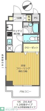 リバージュ北千住の物件間取画像